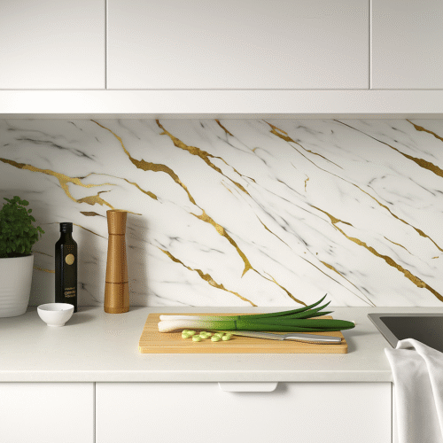 Panneau PVC Effet Marbre - Réf : HDM04
