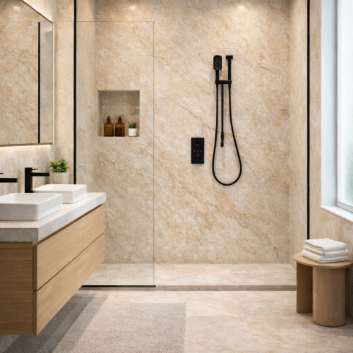 Panneau PVC Effet Marbre - Réf : HDM61