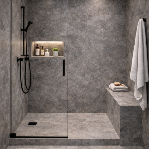 Panneau PVC Effet Marbre - Réf : HDM49