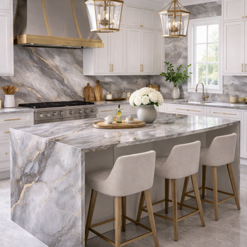 Panneau PVC Effet Marbre - Réf : HDM65