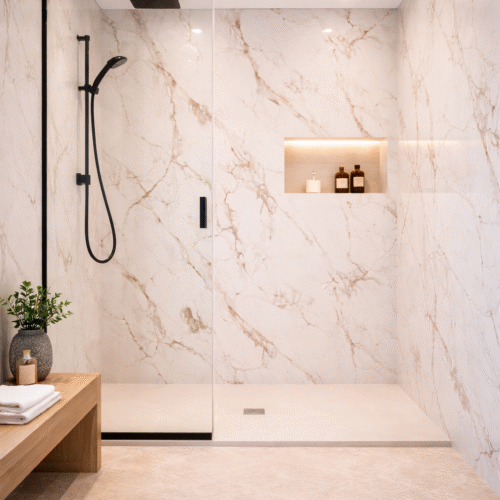 Panneau PVC Effet Marbre - Réf : HDM78