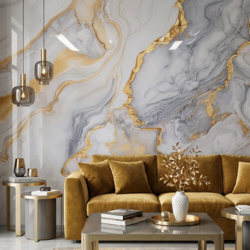 Panneau PVC Effet Marbre - Réf : HDM57