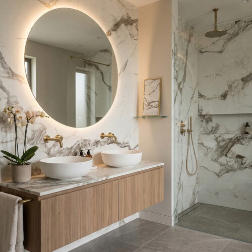 Panneau PVC Effet Marbre - Réf : HDM80