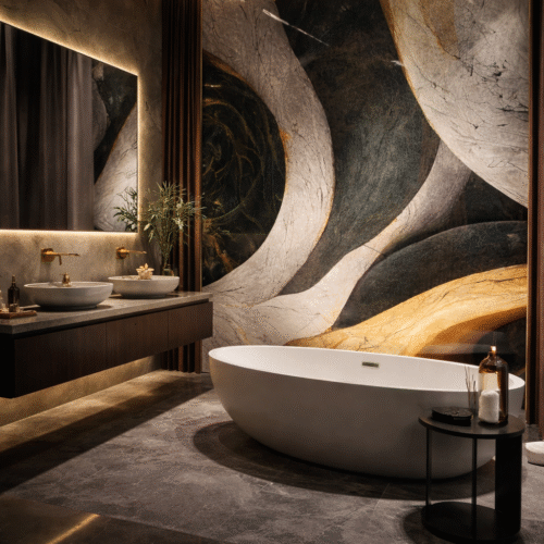 Panneau PVC Effet Marbre - Réf : HDM34