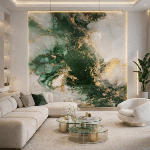 Panneau PVC Effet Marbre - Réf : HDM37