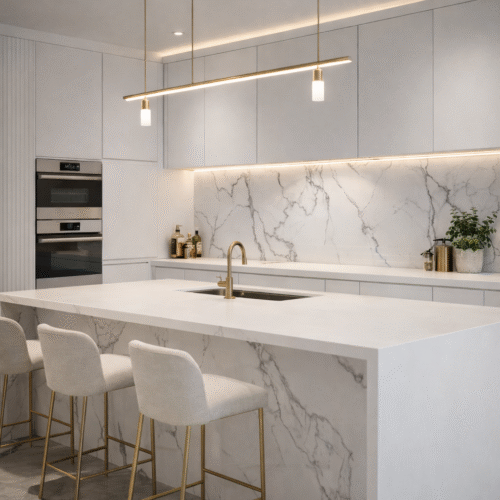 Panneau PVC Effet Marbre - Réf : HDM44