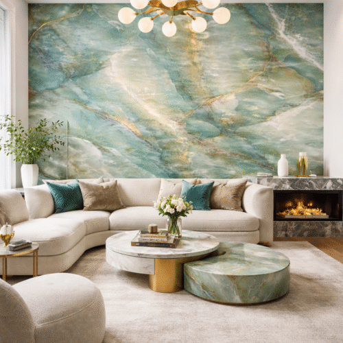 Panneau PVC Effet Marbre - Réf : HDM35