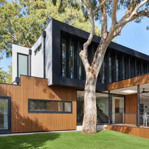 Réalisation en bardage composite sur une façade (3)