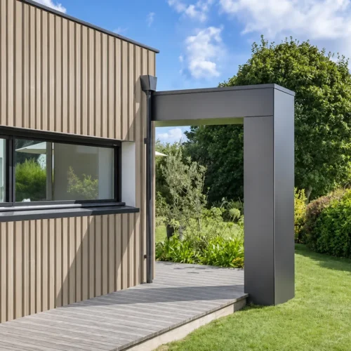 Réalisation en bardage composite sur une façade (4)