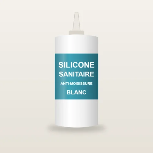 Silicone sanitaire blanc anti-moisissure – 300 ml