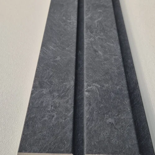 Tasseau PVC mural 260 × 12 cm couleur anthracite minéral