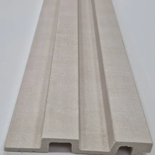 Tasseau PVC mural 260 × 12 cm couleur beige minéral