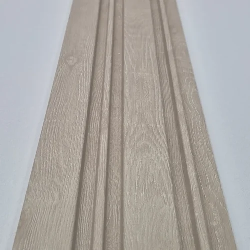 Tasseau PVC mural 260 × 12 cm couleur bois beige